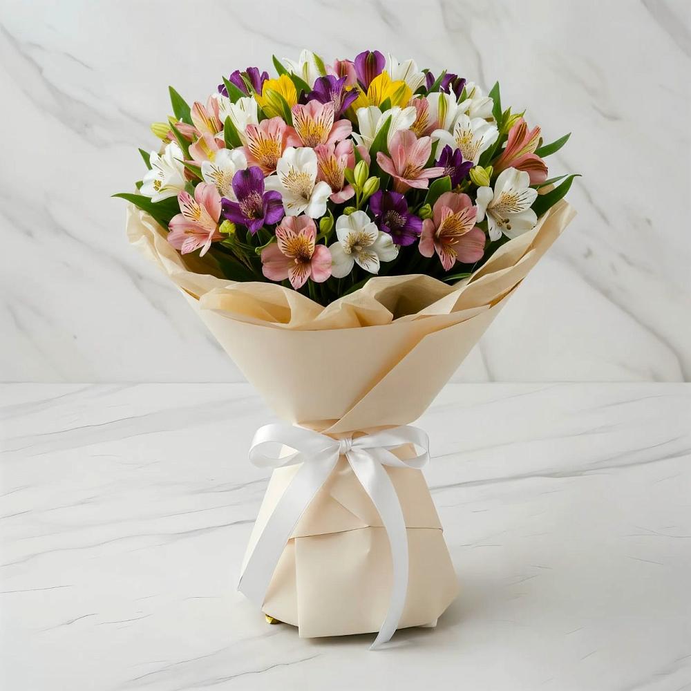 Букет цветов из: Альстромерии в Лосино-Петровском