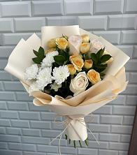 Букет цветов из:  Розы и Хризантемы в Лосино-Петровском
