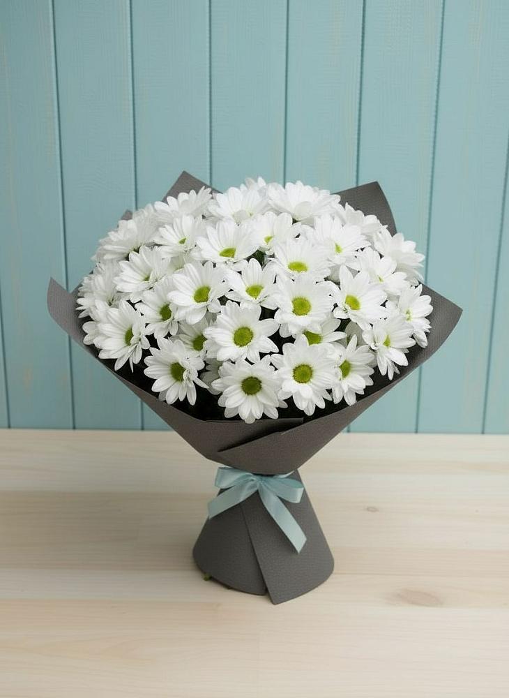 Букет белые хризантемы в Лосино-Петровском Букет цветов из: Хризантемы в Лосино-Петровском