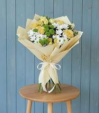 Букет цветов из:  Хризантемы и Розы в Лосино-Петровском